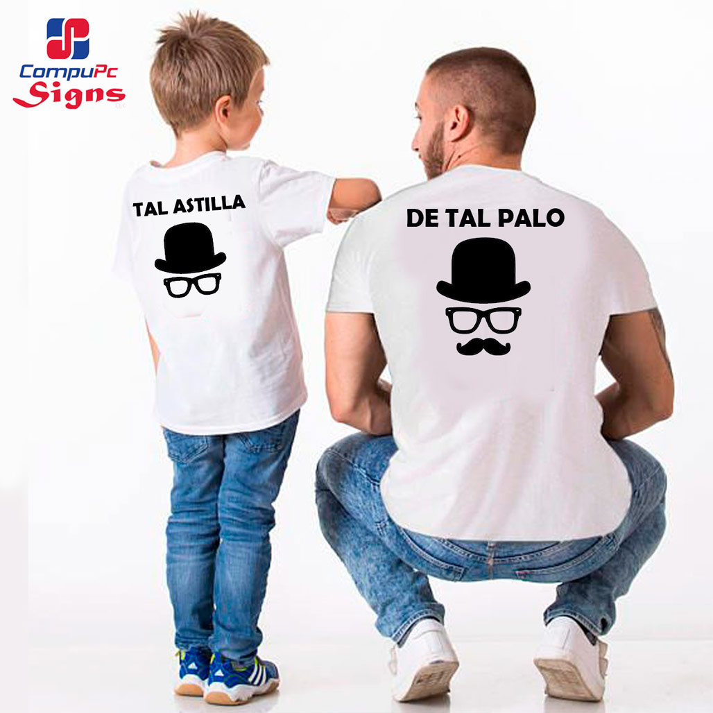 camiseta de tal palo tal astilla